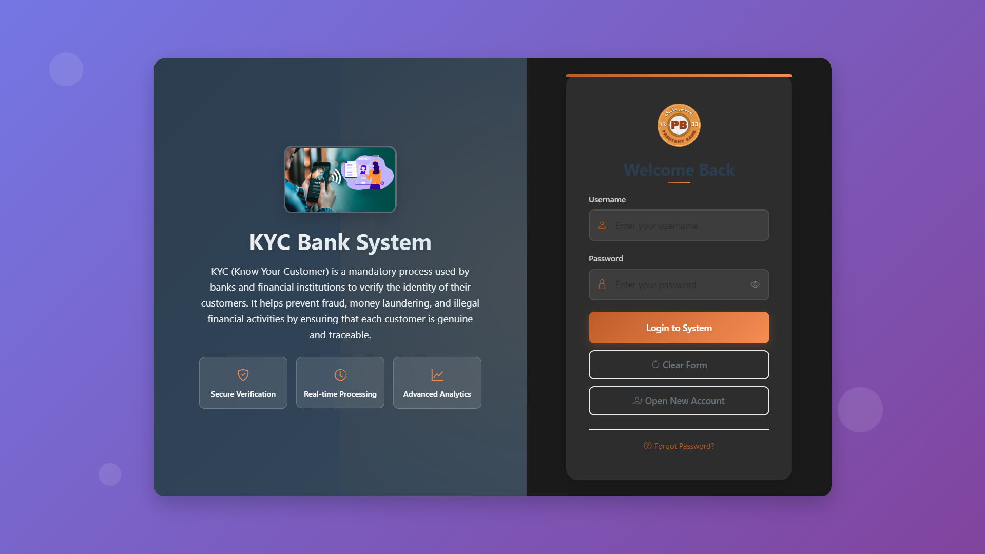 KYC Bank System